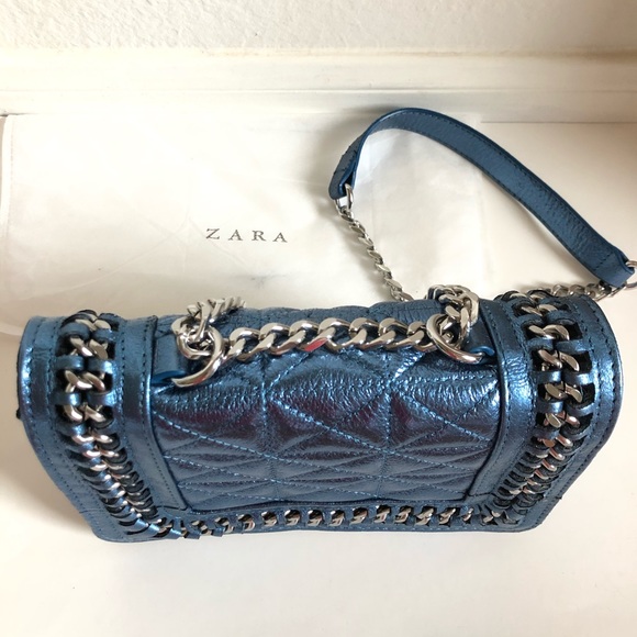 Zara Bags Zara Quilted Leather Chain Bag Poshmark